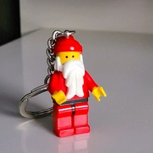 LEGO SANTA KEYCHAIN